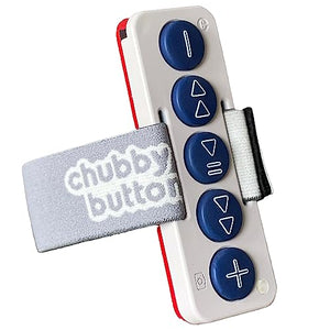 Chubby Buttons 2 - Wearable & Stickable Bluetooth 5.2 Remote for iPhone & Android