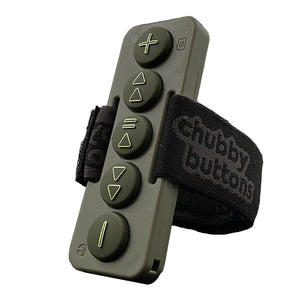 Chubby Buttons 2 - Wearable & Stickable Bluetooth 5.2 Remote for iPhone & Android